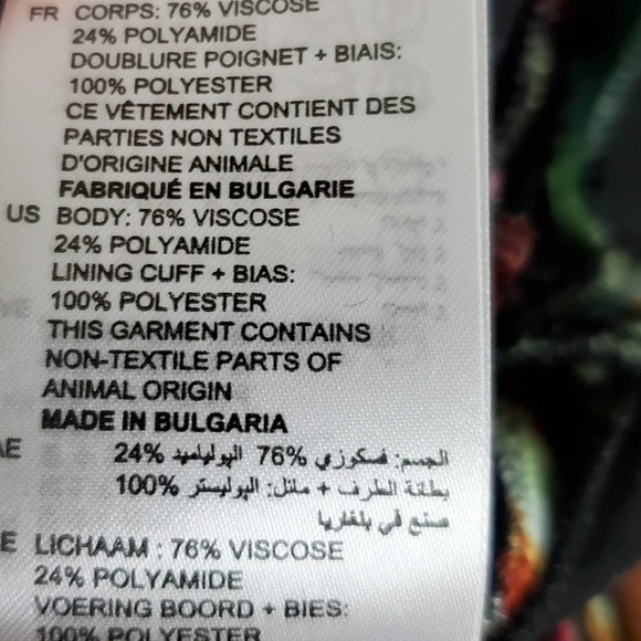 Sandro Paris Mini Dress Long Sleeve Floral Velvet Fall Retro Boho Cocktail 2 - Picture 8 of 9